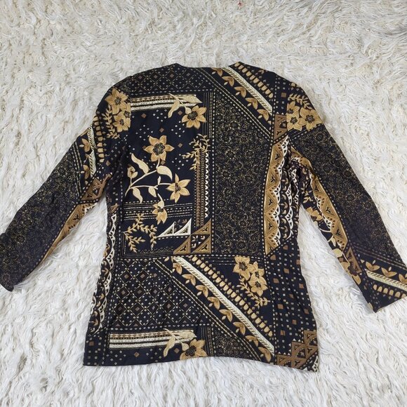 Lady Carol Vintage Floral Blazer/ Cardigan Size 16 - Picture 12 of 16